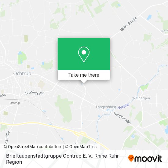 Brieftaubenstadtgruppe Ochtrup E. V. map