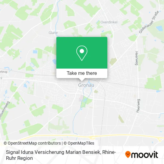Карта Signal Iduna Versicherung Marian Bensiek