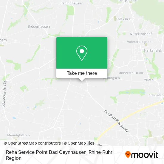 Карта Reha Service Point Bad Oeynhausen