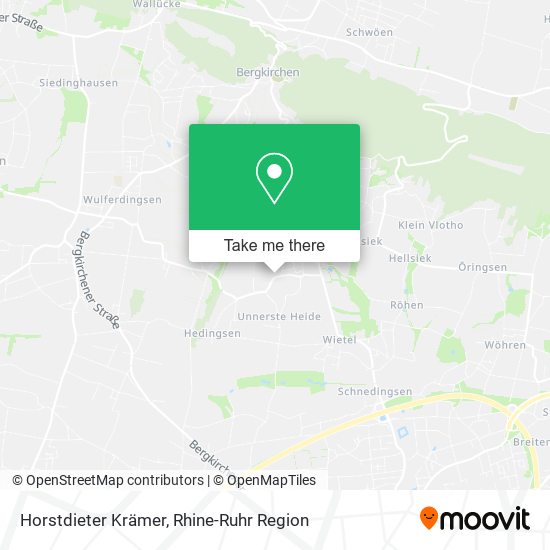 Horstdieter Krämer map
