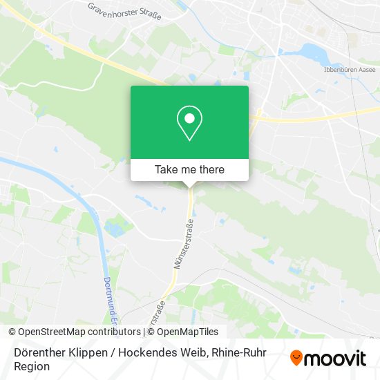 Dörenther Klippen / Hockendes Weib map