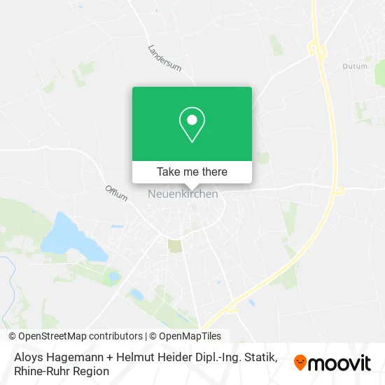 Карта Aloys Hagemann + Helmut Heider Dipl.-Ing. Statik