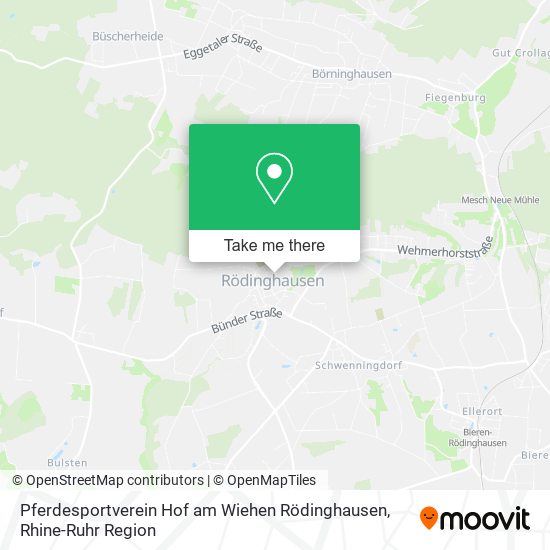 Pferdesportverein Hof am Wiehen Rödinghausen map