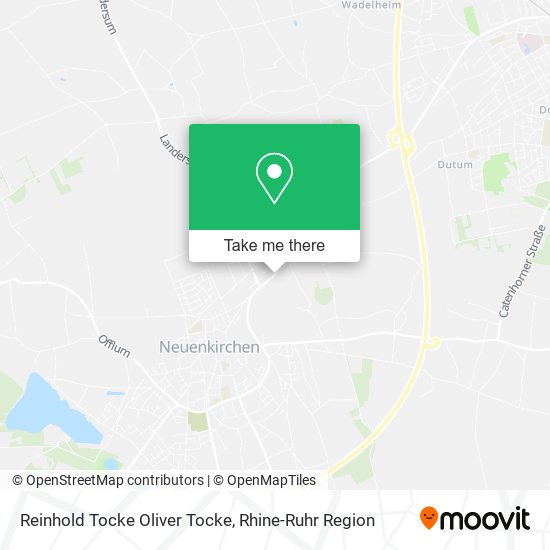 Reinhold Tocke Oliver Tocke map