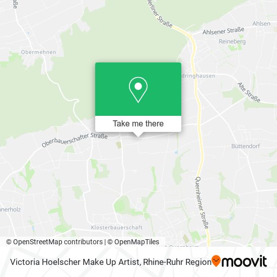 Victoria Hoelscher Make Up Artist map