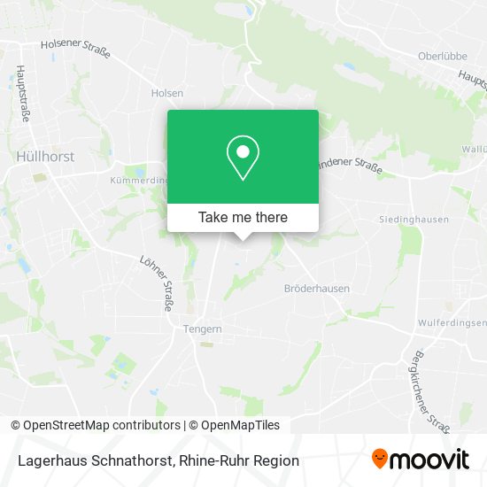 Lagerhaus Schnathorst map