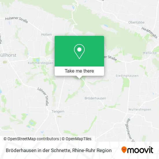 Карта Bröderhausen in der Schnette