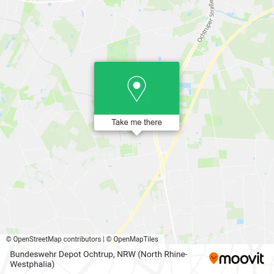 Bundeswehr Depot Ochtrup map