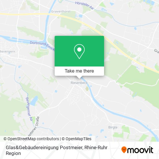 Glas&Gebäudereinigung Postmeier map