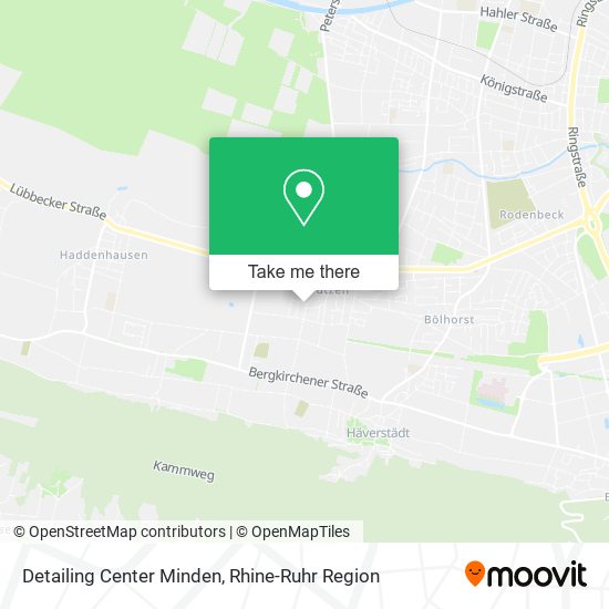 Detailing Center Minden map