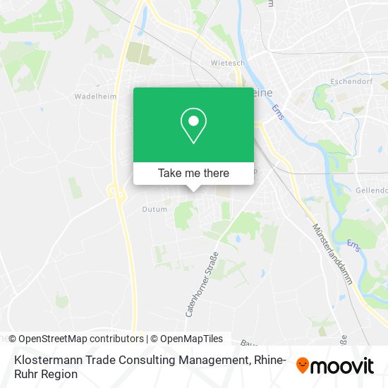 Klostermann Trade Consulting Management map