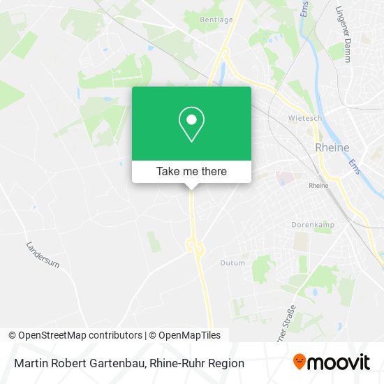 Martin Robert Gartenbau map