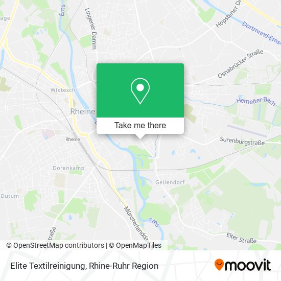 Elite Textilreinigung map
