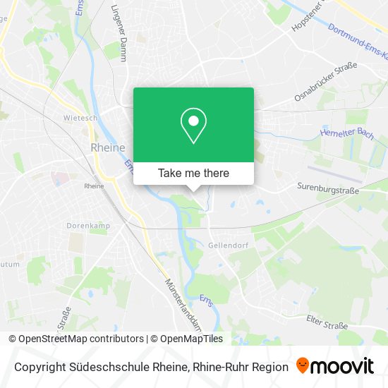 Copyright Südeschschule Rheine map