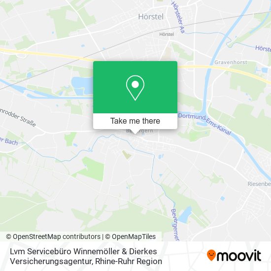 Lvm Servicebüro Winnemöller & Dierkes Versicherungsagentur map