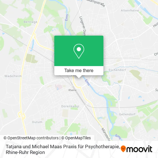 Карта Tatjana und Michael Maas Praxis für Psychotherapie