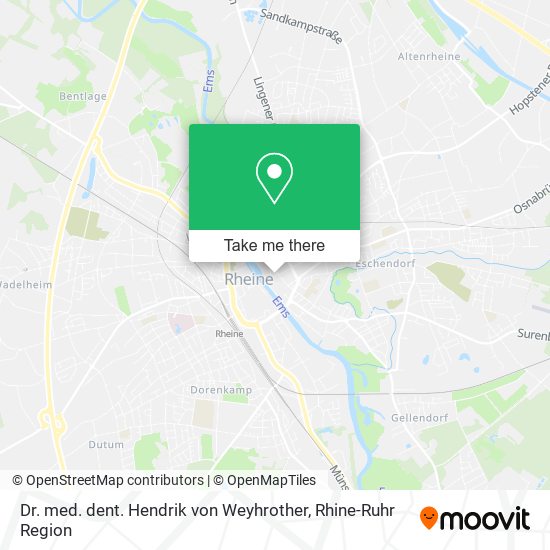 Dr. med. dent. Hendrik von Weyhrother map