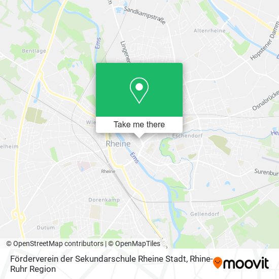 Förderverein der Sekundarschule Rheine Stadt map