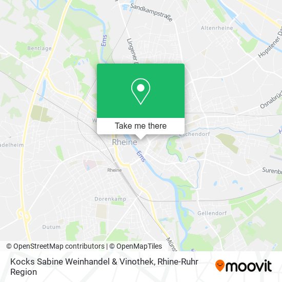 Kocks Sabine Weinhandel & Vinothek map