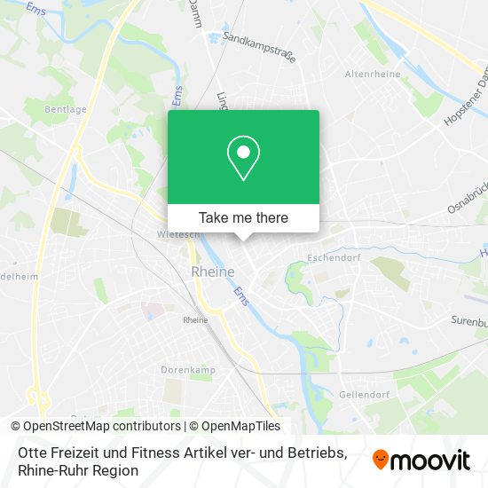 Otte Freizeit und Fitness Artikel ver- und Betriebs map
