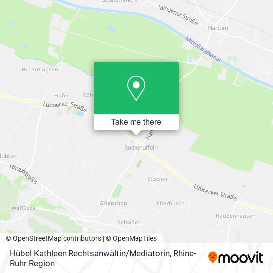 Hübel Kathleen Rechtsanwältin / Mediatorin map