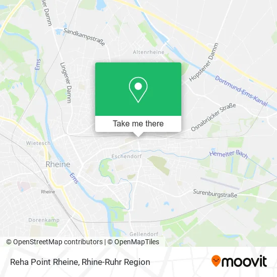 Карта Reha Point Rheine