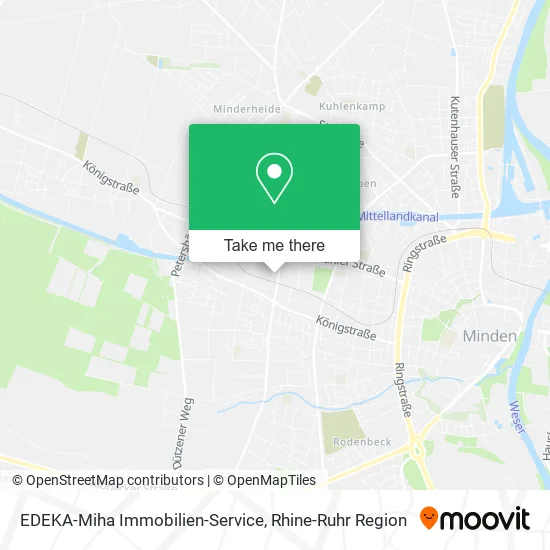Карта EDEKA-Miha Immobilien-Service
