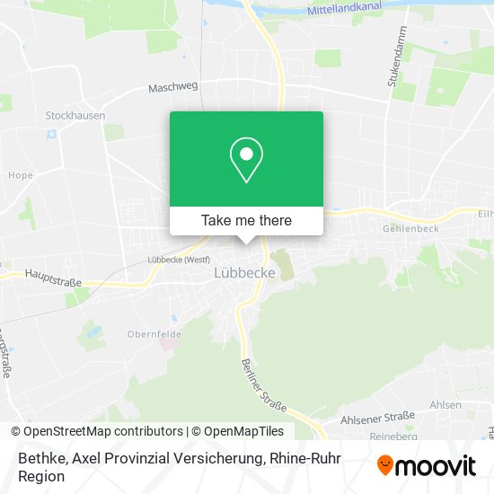 Bethke, Axel Provinzial Versicherung map