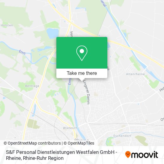 S&F Personal Dienstleistungen Westfalen GmbH - Rheine map