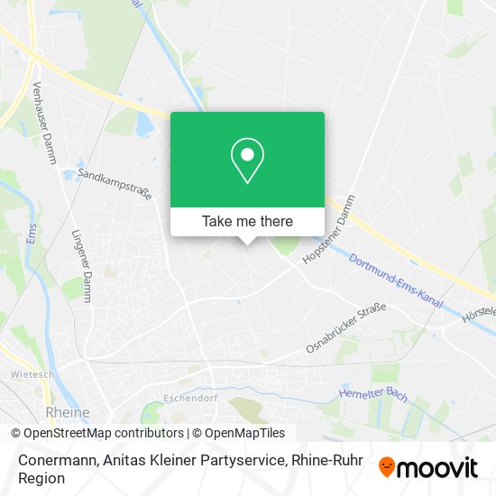 Карта Conermann, Anitas Kleiner Partyservice