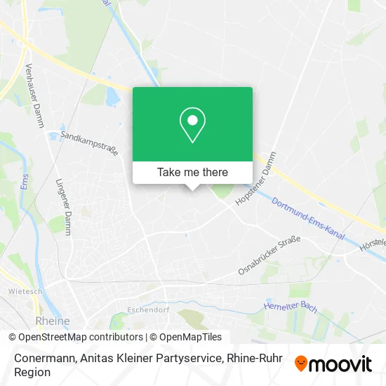Карта Conermann, Anitas Kleiner Partyservice