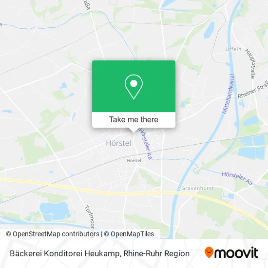 Карта Bäckerei Konditorei Heukamp