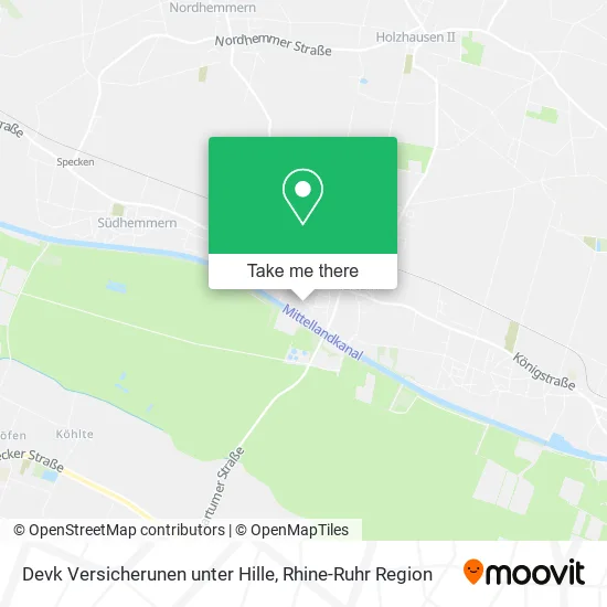 Карта Devk Versicherunen unter Hille