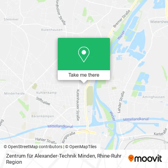 Карта Zentrum für Alexander-Technik Minden