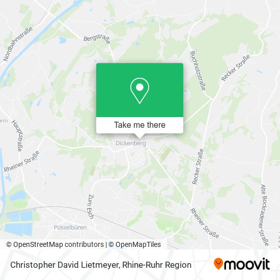 Christopher David Lietmeyer map