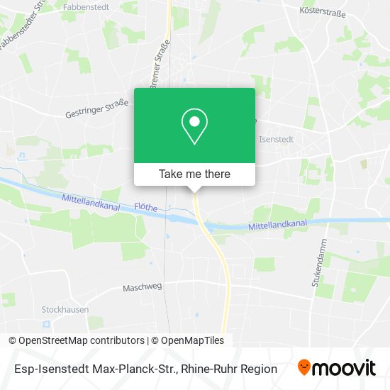 Esp-Isenstedt Max-Planck-Str. map