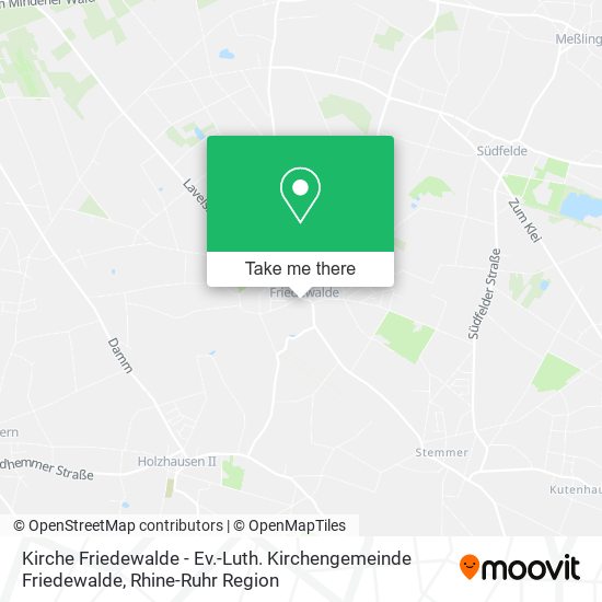 Kirche Friedewalde - Ev.-Luth. Kirchengemeinde Friedewalde map