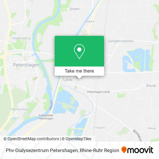 Phv-Dialysezentrum Petershagen map