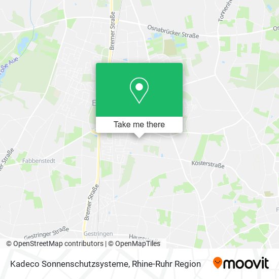 Kadeco Sonnenschutzsysteme map