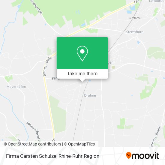 Firma Carsten Schulze map