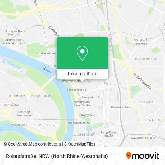 Карта Rolandstraße