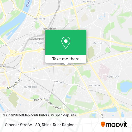 Olpener Straße 180 map