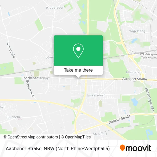Карта Aachener Straße