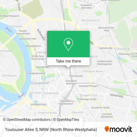 Toulouser Allee 5 map