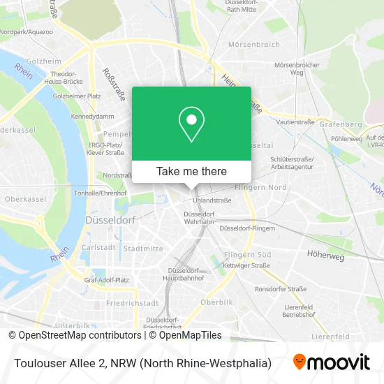 Toulouser Allee 2 map