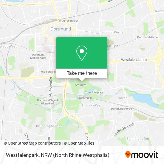 Westfalenpark map