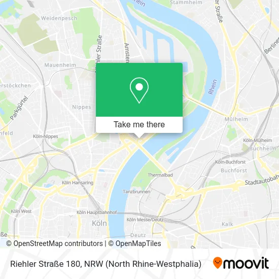 Riehler Straße 180 map