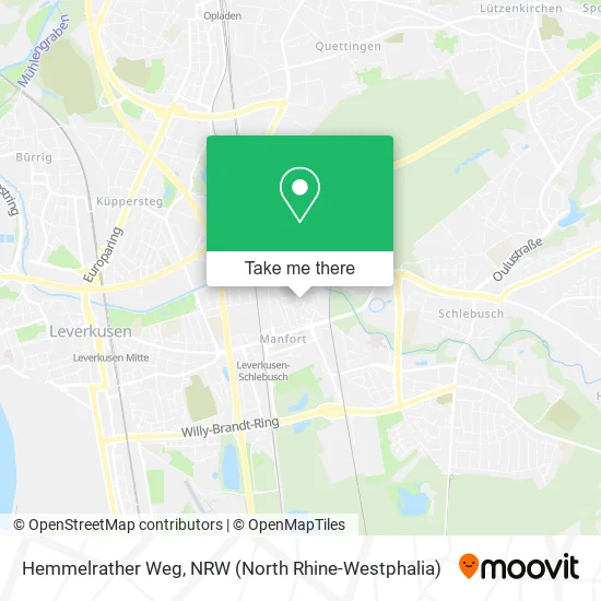 Карта Hemmelrather Weg