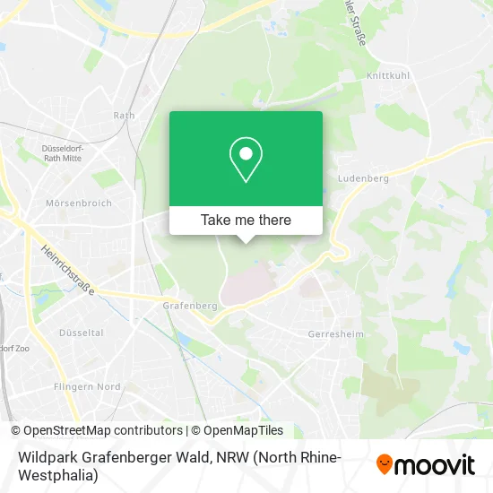 Карта Wildpark Grafenberger Wald