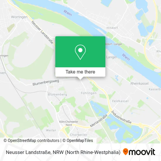 Neusser Landstraße map